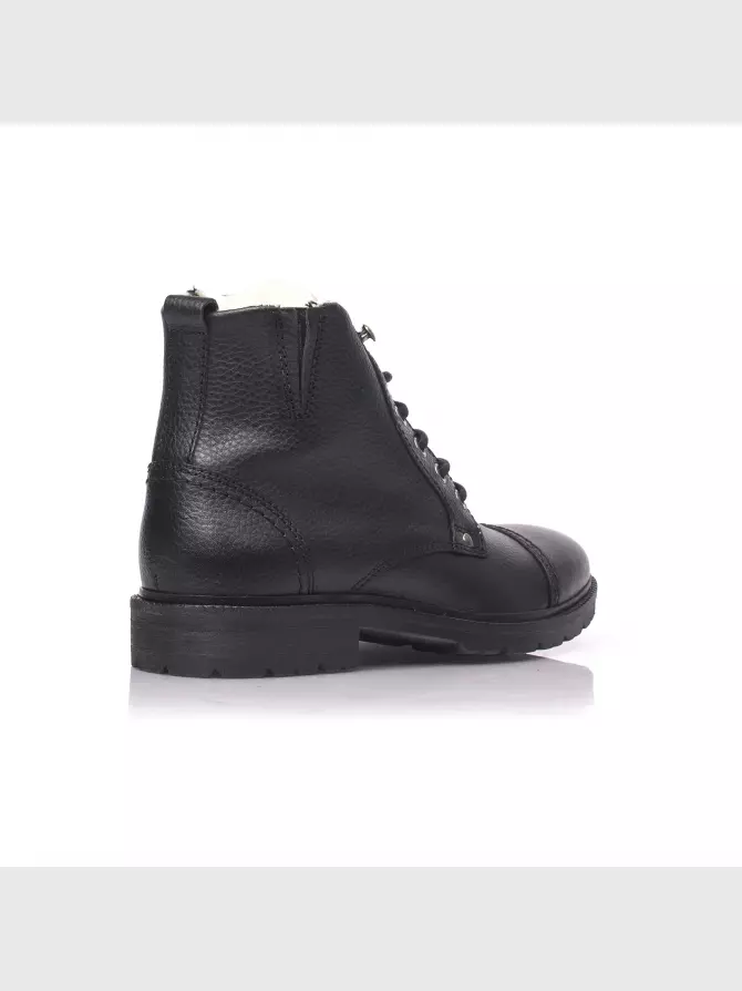 Male boots Respect: black, Winter - 03