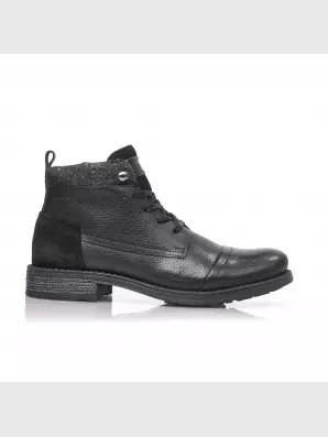 Male boots Respect:  black, Demі - 01