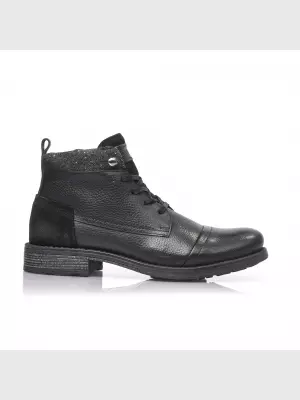 Male boots Respect:  black, Demі - 01