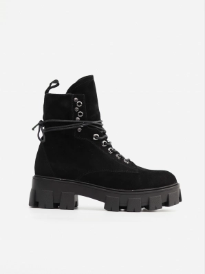 Female boots Respect:  black, Winter - 01