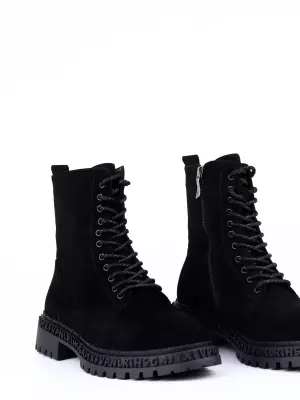 Female boots Respect:  black, Winter - 02