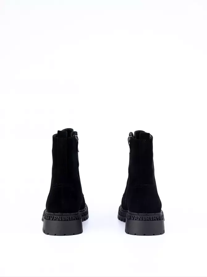 Female boots Respect: black, Winter - 05