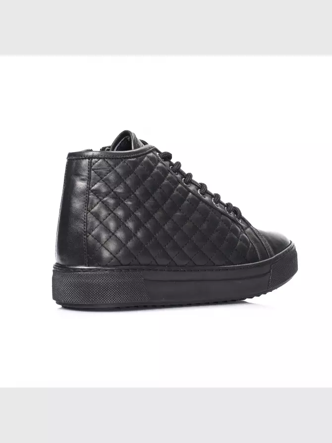 Мужские ботинки : чёрный, Зима - 03