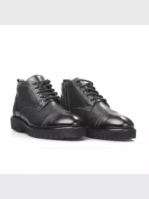 Male boots Respect:  grey, Winter - 02
