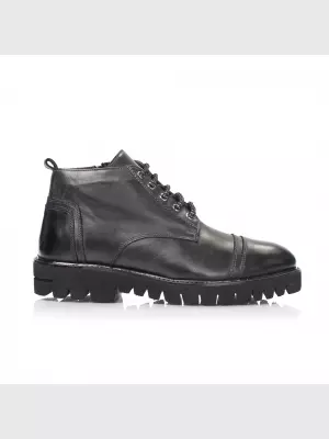 Male boots Respect:  grey, Winter - 01