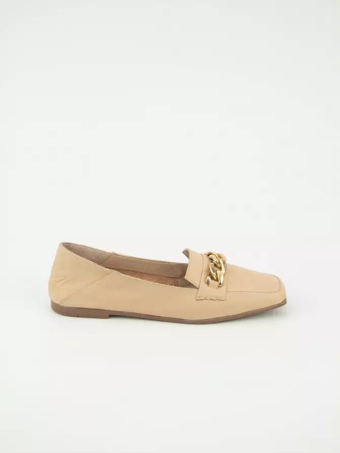 Women's loafers Respect: beige, Summer - 00