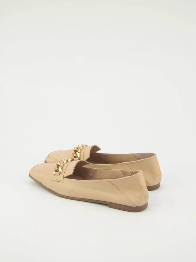 Women's loafers Respect: beige, Summer - 03