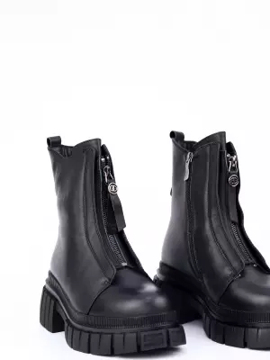 Female boots Respect:  black, Winter - 02