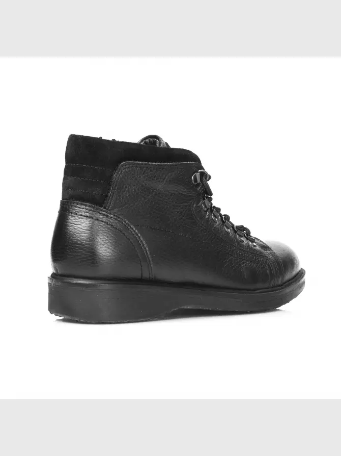 Male boots Respect: black, Winter - 03