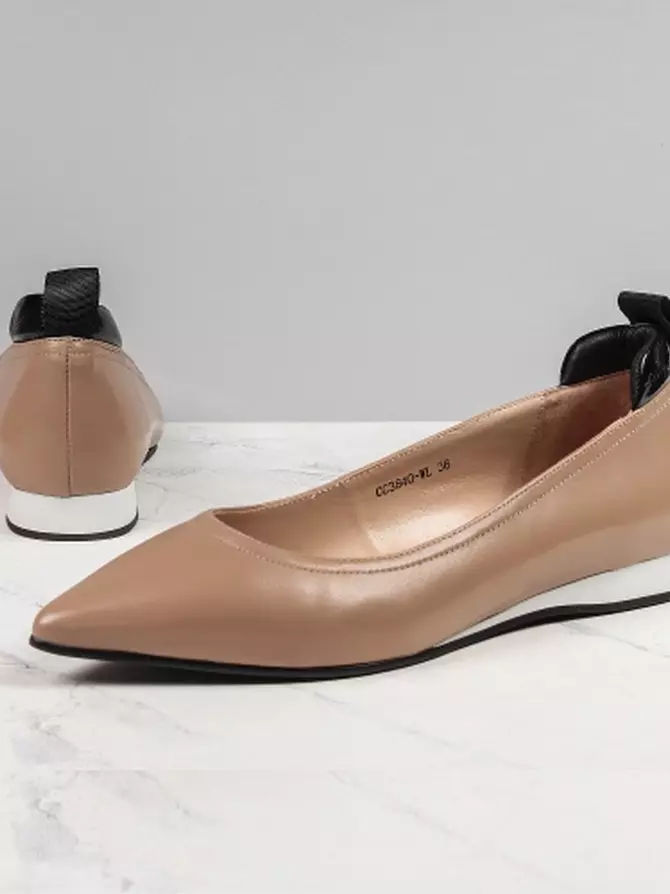 Жіночі Балетки Corso Como: бежеві, Літо - 01