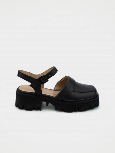 Female heeled sandals Corso Como:  black, Summer - 01
