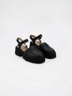 Female heeled sandals Corso Como:  black, Summer - 02
