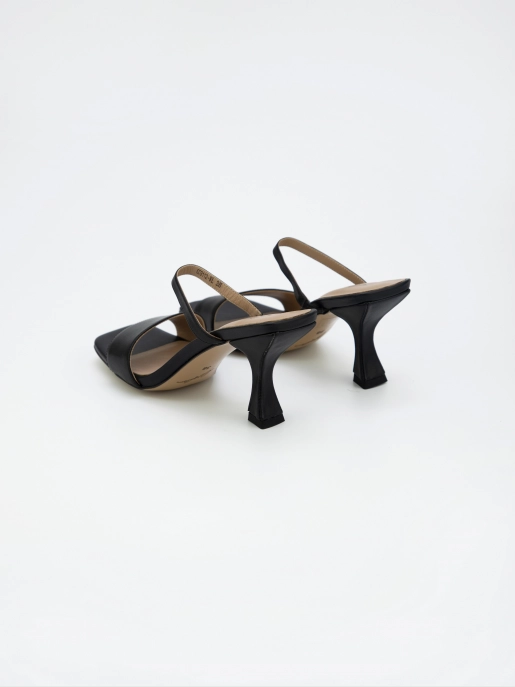 Female heeled sandals Corso Como: black, Summer - 04