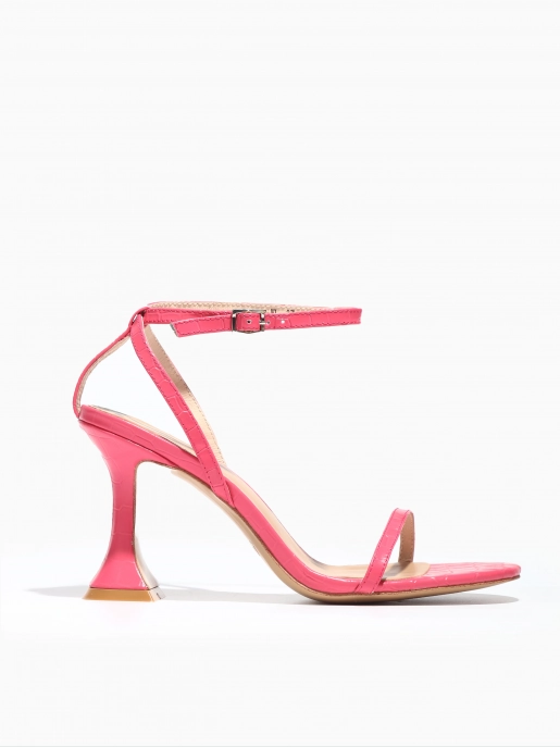 Female heeled sandals Corso Como: pink, Summer - 00