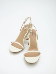 Female heeled sandals Corso Como:  beige, Summer - 02
