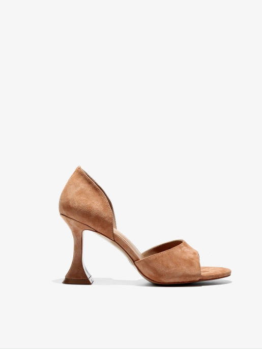 Female heeled sandals Corso Como: beige, Summer - 00