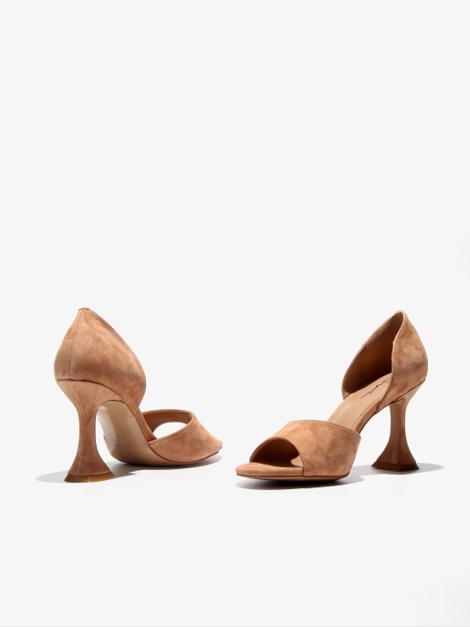Female heeled sandals Corso Como: beige, Summer - 03