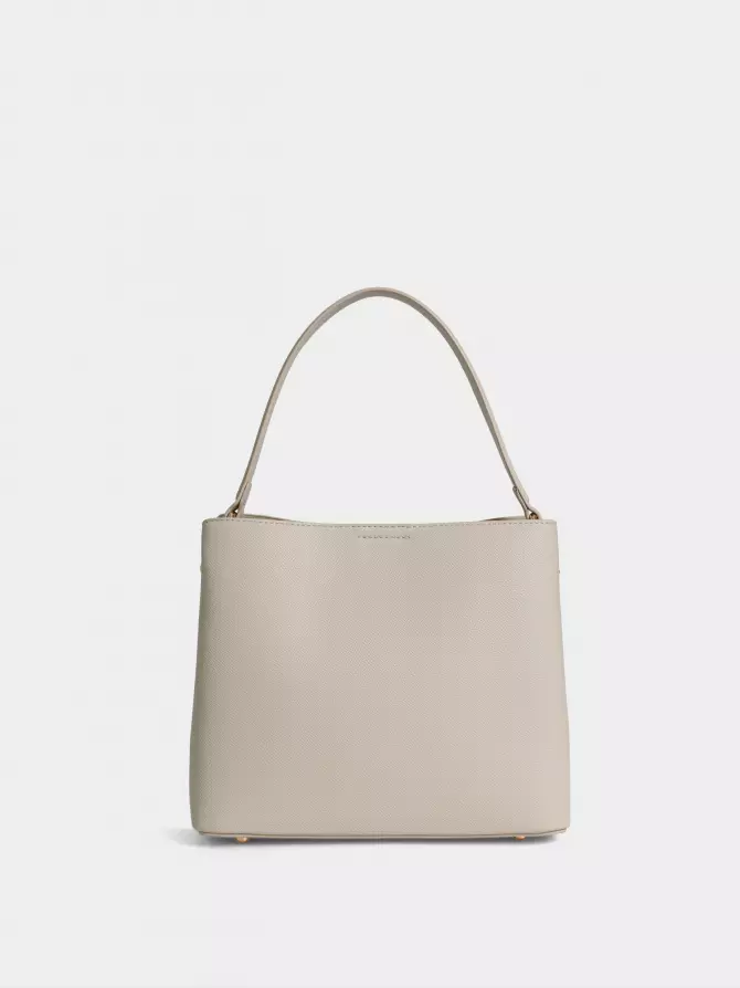 Bag David Jones: beige, Summer - 03