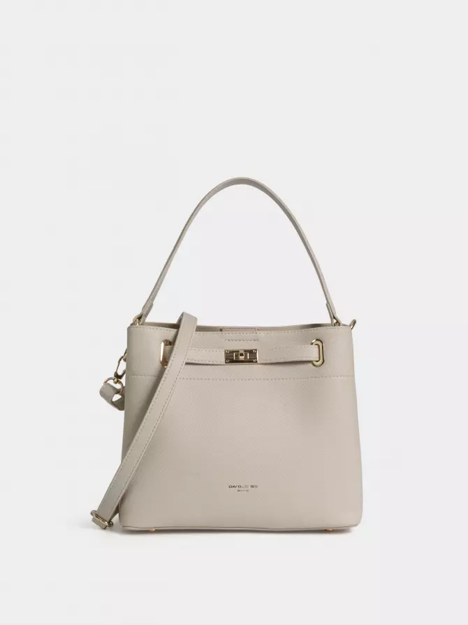 Bag David Jones: beige, Summer - 00