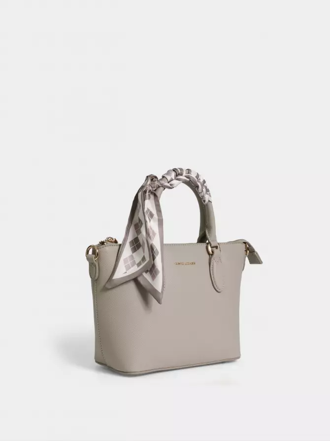 Bag David Jones: grey, Summer - 01