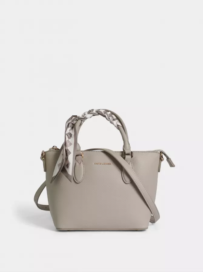 Bag David Jones: grey, Summer - 00