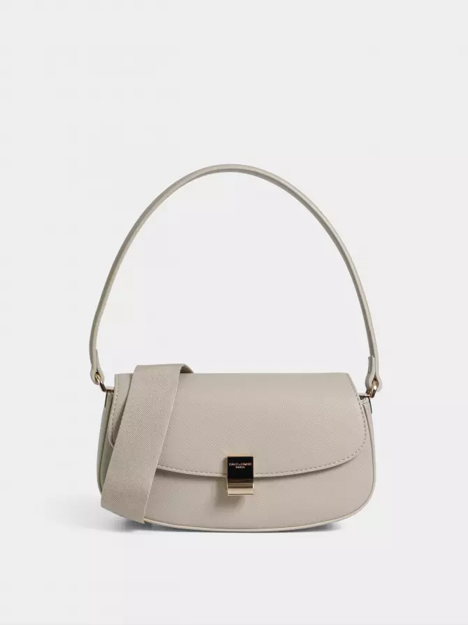 Bag David Jones: grey, Summer - 00