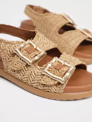 Women's sandals URBAN TRACE:  brown, Summer - 02
