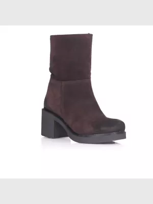 Female boots :  brown, Winter - 02