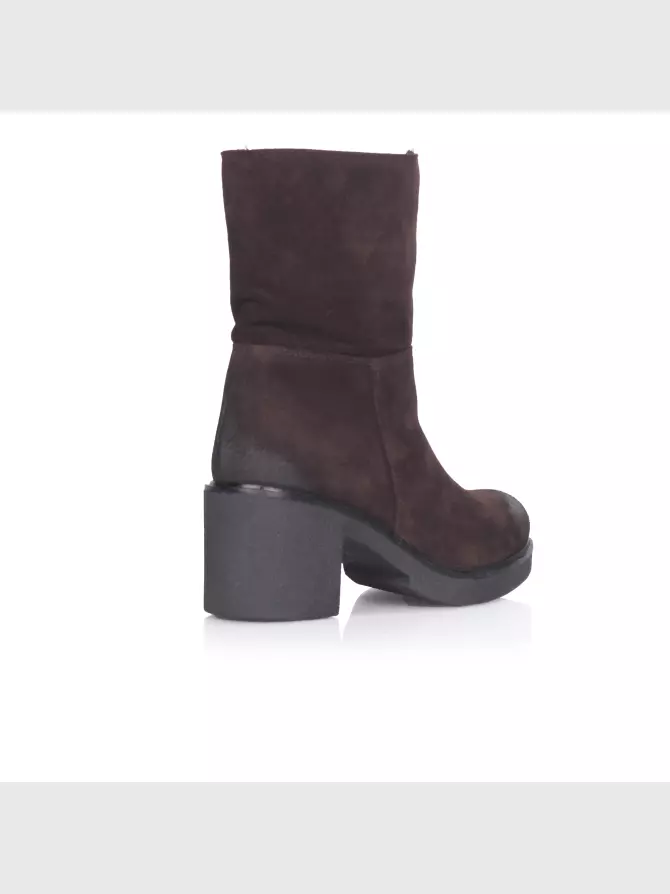 Жіночі черевики : коричневий, Зима - 03