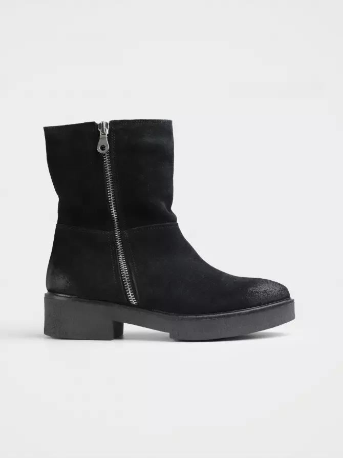 Женские ботинки : чёрный, Зима - 00