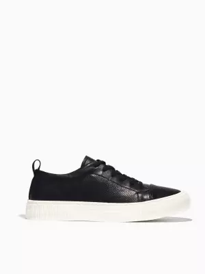 Men's Sneakers Respect:  black, Summer - 01