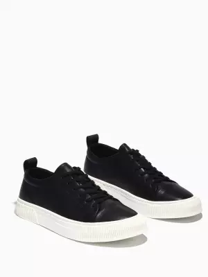 Men's Sneakers Respect:  black, Summer - 02