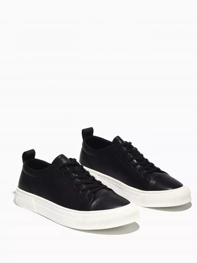 Men's Sneakers Respect: black, Summer - 02