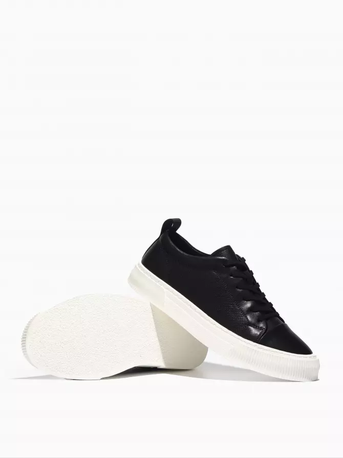 Men's Sneakers Respect: black, Summer - 03