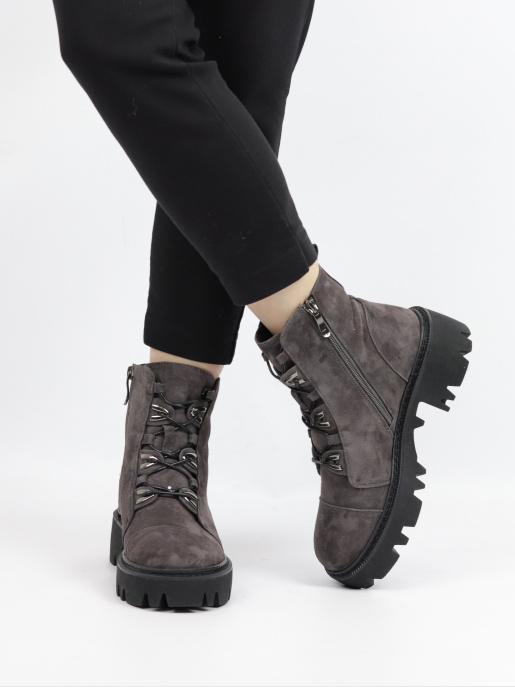 Жіночі черевики Respect: сірий, Зима - 03
