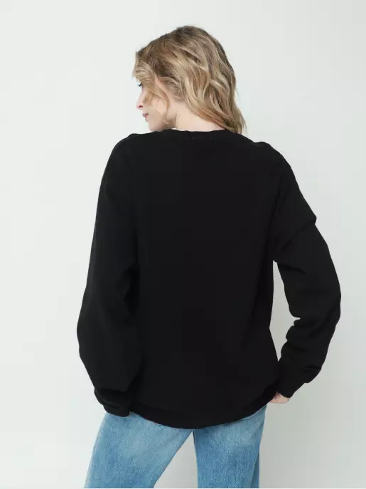 Жіночий светр URBAN TRACE: чорні, Демі - 03