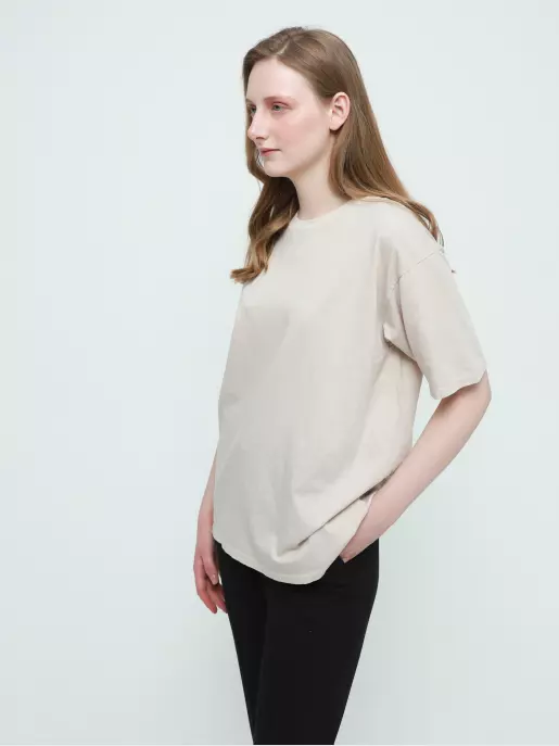 Women`s T-shirts URBAN TRACE: beige, Summer - 01