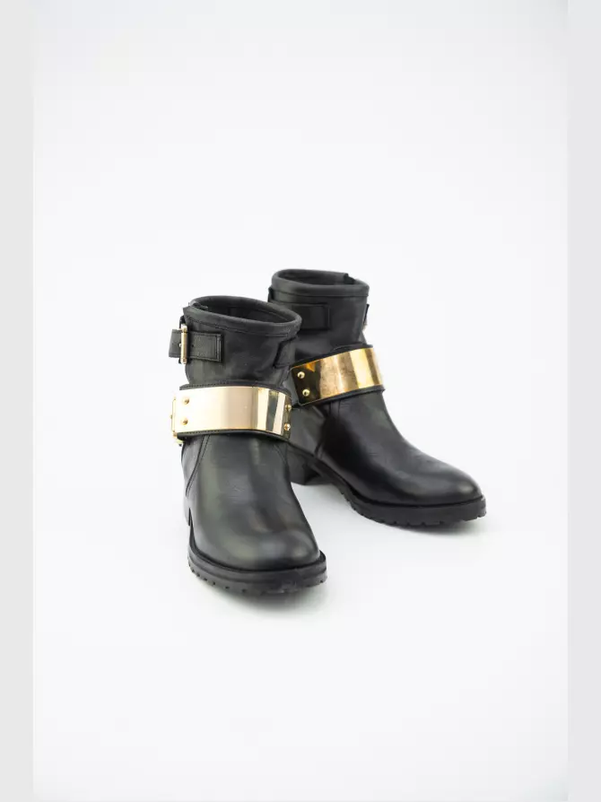 Жіночі черевики : чорний, Демі - 03