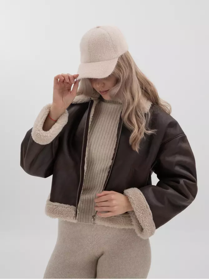 Hat URBAN TRACE: beige, Demі - 00