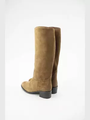 Жіночі чоботи :  коричневий, Зима - 02