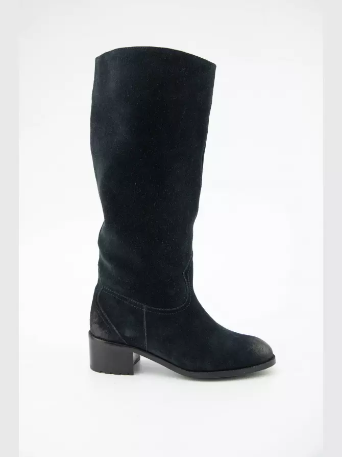 Женские сапоги : синий, Зима - 00