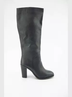 Female high boots Respect:  blue, Winter - 01