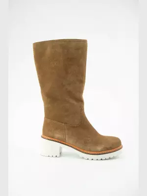 Жіночі чоботи :  коричневий, Зима - 01