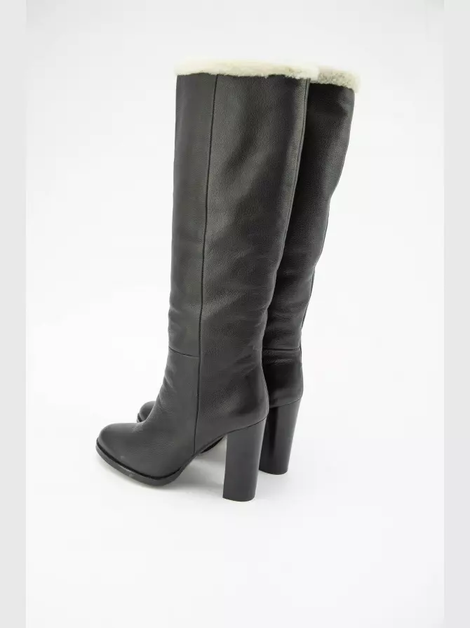 Женские сапоги Respect: чёрный, Зима - 02