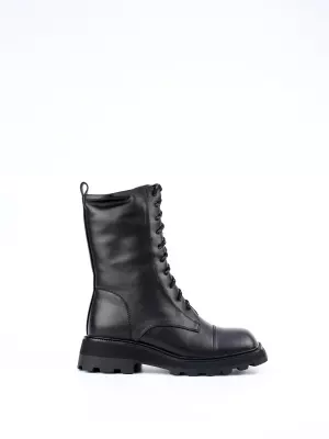 Female boots Respect:  black, Winter - 01