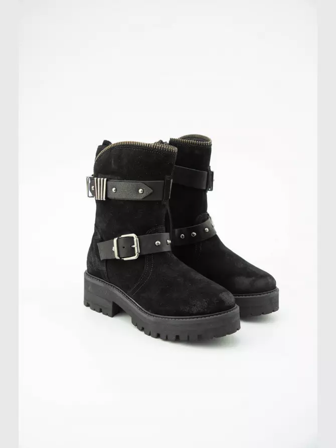 Женские ботинки Respect: чёрный, Зима - 01