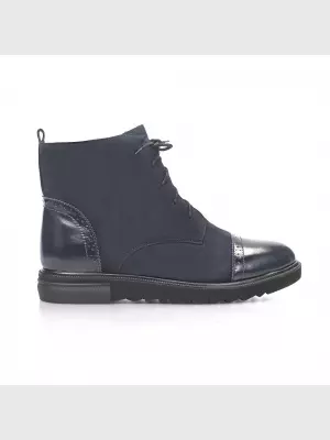 Female boots Respect:  blue, Winter - 01
