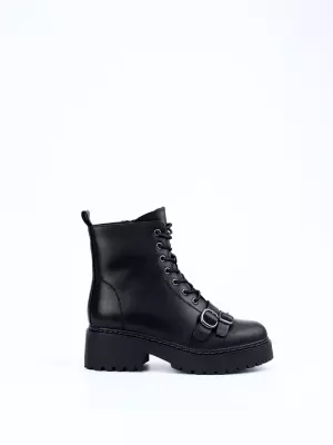 Female boots Respect:  black, Winter - 01