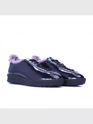 Female sneakers Respect:  blue, Demі - 01