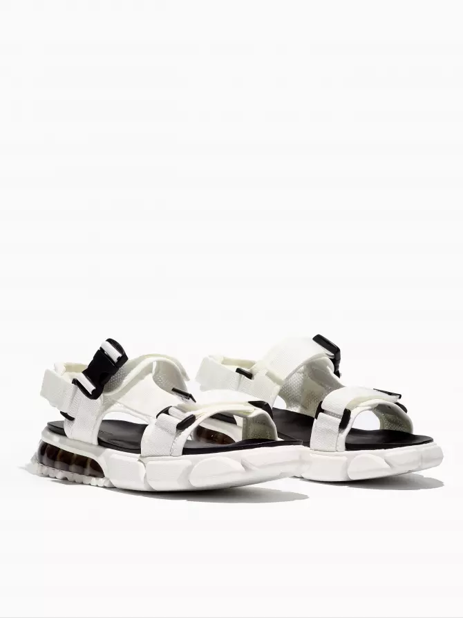 Male sandals Respect: white, Summer - 01